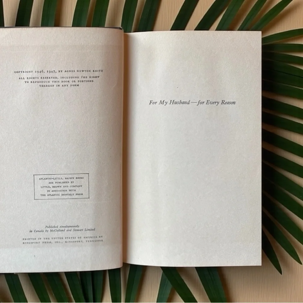 Vintage 1947 Three Came Home by Agnes Newton Keith – WWII POW Memoir